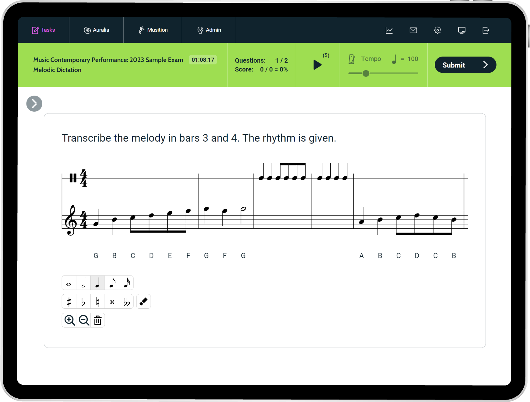 Melodic Dictation