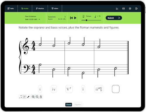 Harmonic Dictation with Applied Chords